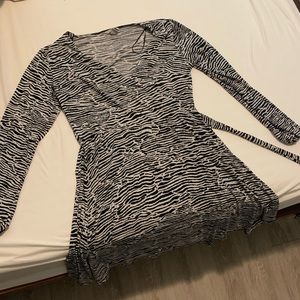 H&M Crocodile Print Dress Size L